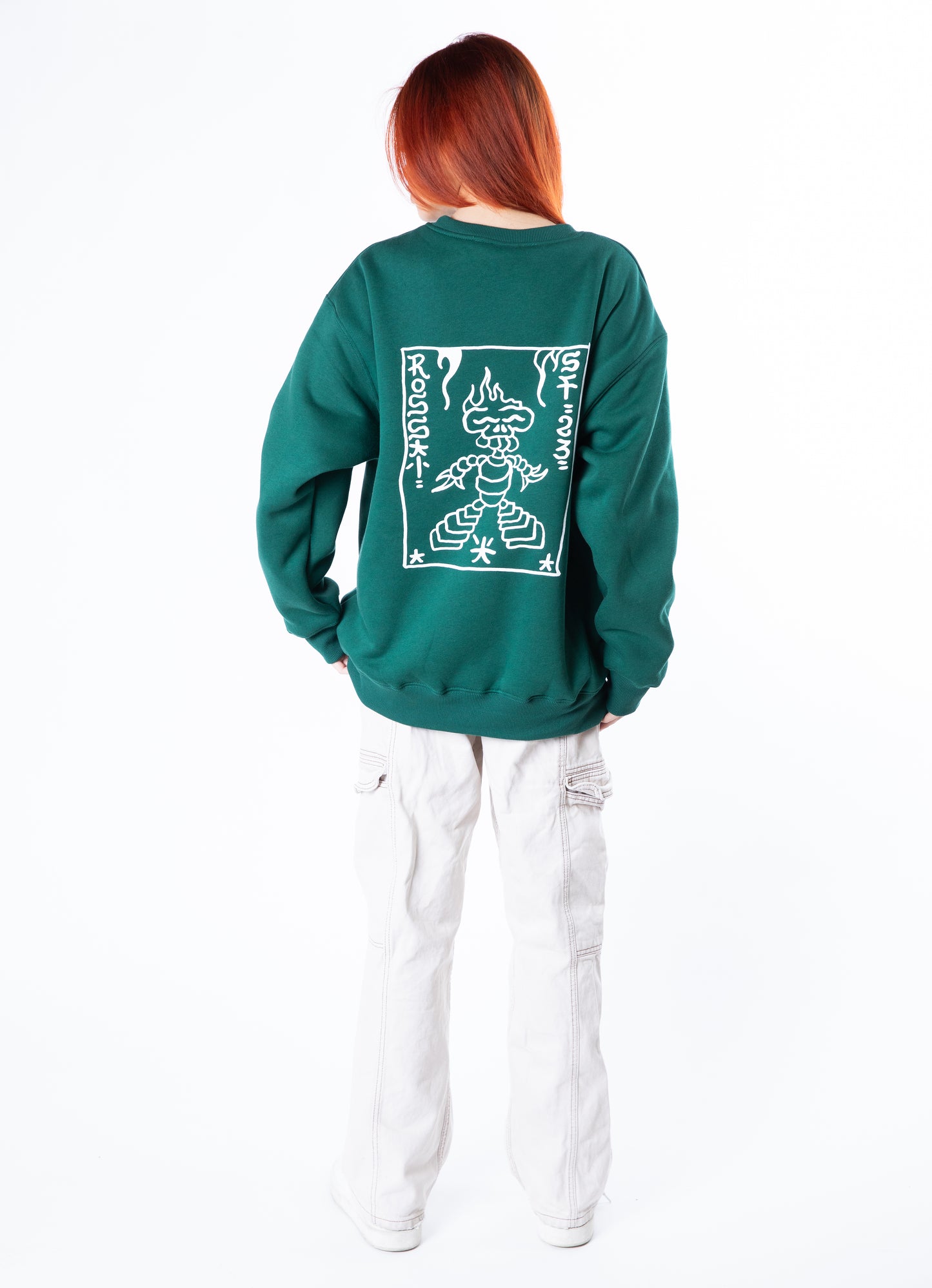 Green Rossi Crewneck