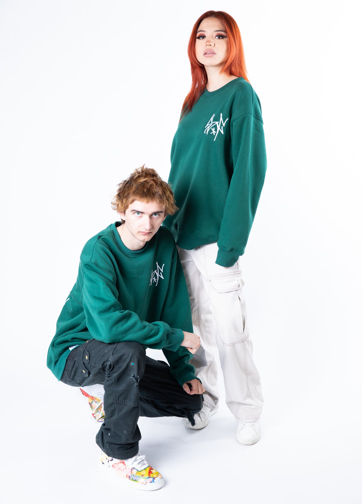 Green Rossi Crewneck