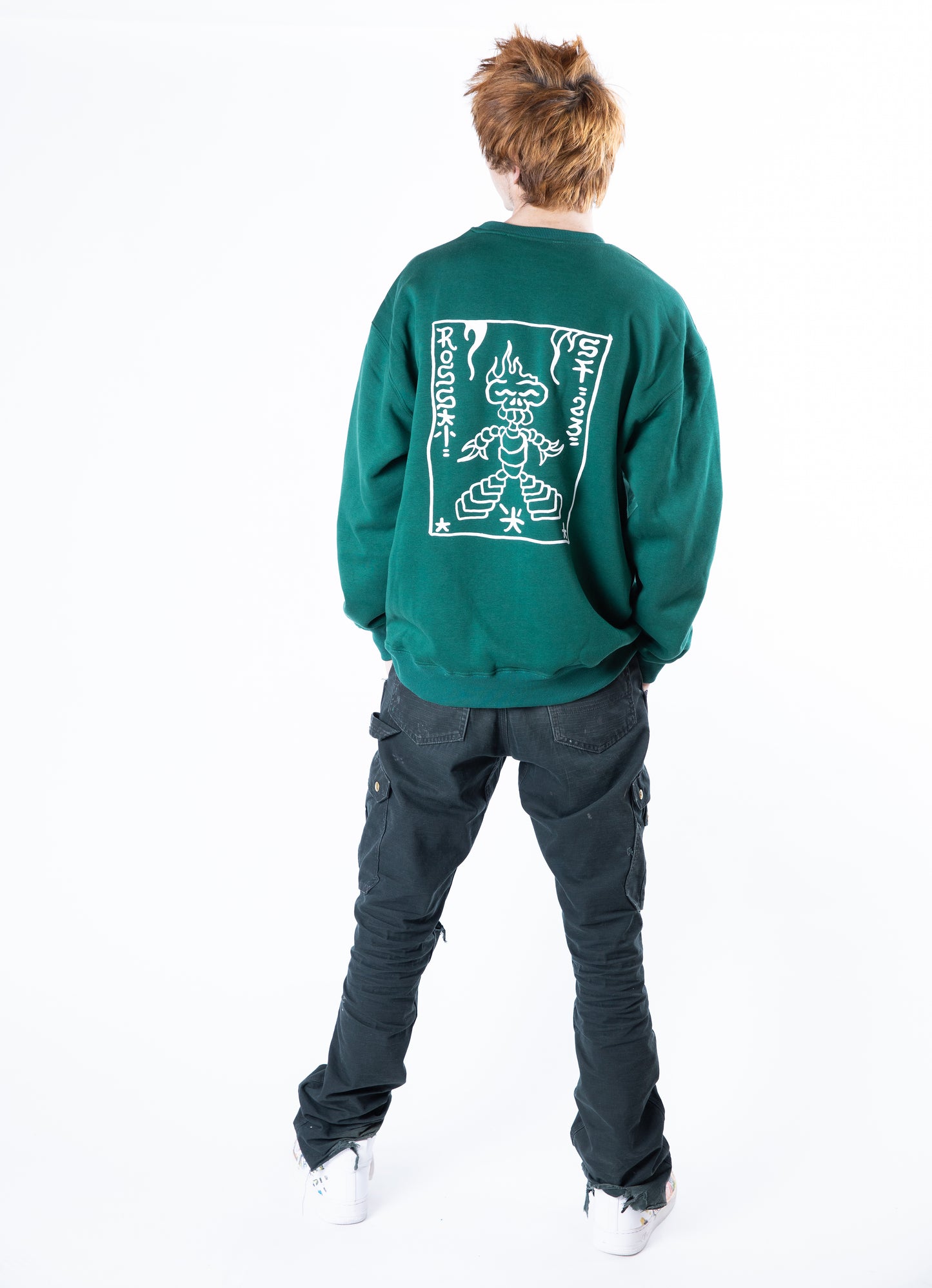 Green Rossi Crewneck