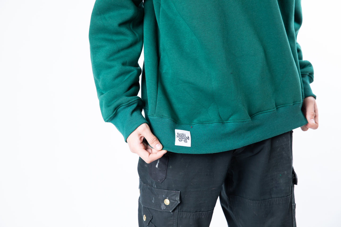 Green Rossi Crewneck