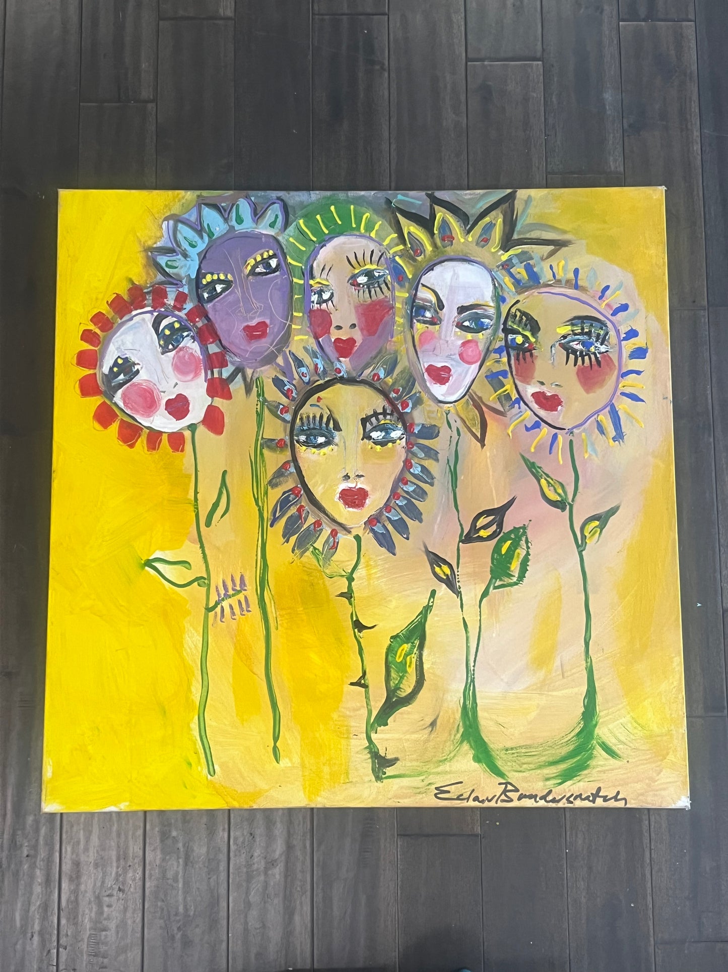 "Sunflower Women"  Eclair Bandersnatch Original