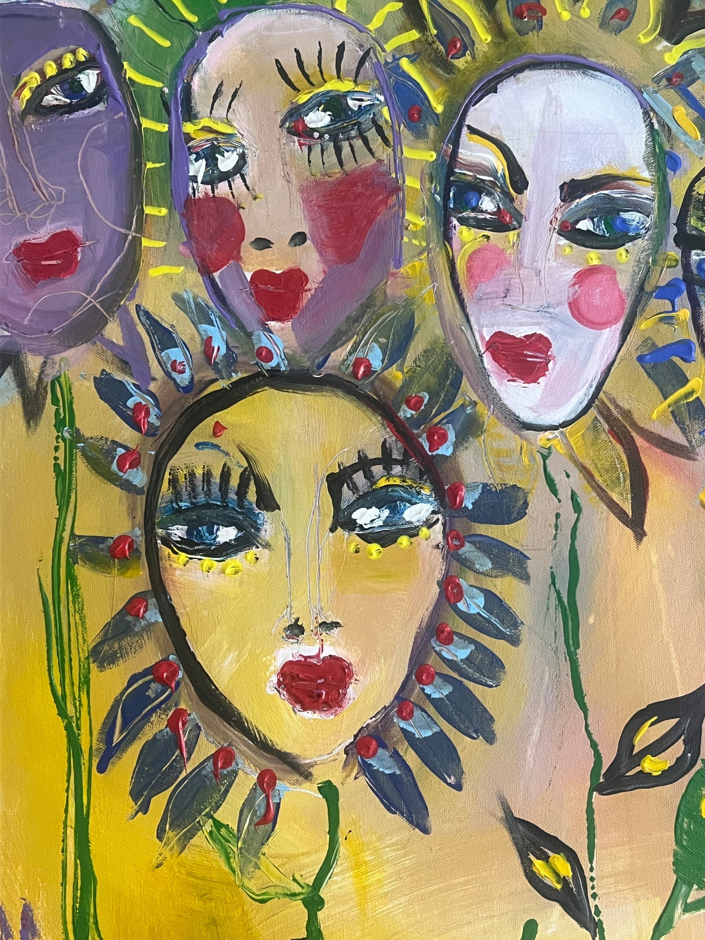 "Sunflower Women"  Eclair Bandersnatch Original